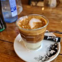 Café bombon at Panorama in Barcelona