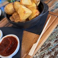 Patatas bravas   at Panorama in Barcelona