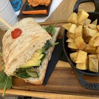 Ultimate veggie sandwich  at Panorama in Barcelona