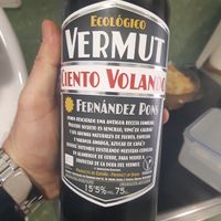 Delicious vegan organic red vermouth  at Nasty de Plastic in Valencia