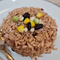 Brown rice at Khun Churn in White in Bangkok