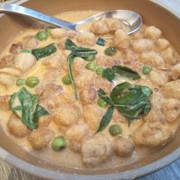 Panaeng curry with tvp at Khun Churn in White in Bangkok