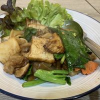 Pad See Eew (no egg)  at Khun Churn in White in Bangkok