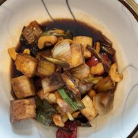 Pad Med Ma-Muang - bit too sweet  at Khun Churn in White in Bangkok