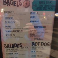 Menu at Emilie and the Cool Kids in Reims