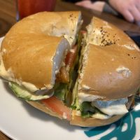 Vegan bagel  at Emilie and the Cool Kids in Lille
