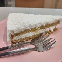 Rafaello cake at Loving Hut - OC Nový Smíchov in Prague