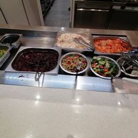 Serve yourself from the many options at Loving Hut - OC Nový Smíchov in Prague