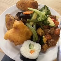 The sushi and deep fried cauliflower are amazing   at Loving Hut - OC Nový Smíchov in Prague