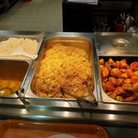 Some of the buffet at Loving Hut - OC Nový Smíchov in Prague