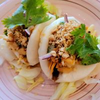 Gua Bao Burger Dau Phu vegan at Binh's Vietnamesische Küche in Vaterstetten