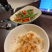  Crunchy veggies and rice at AMS - Kebaya in Amsterdam
