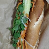 Mushroom banh mi at Mangala in Montreal