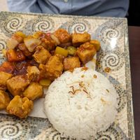 Tofu général tao at Mangala in Montreal