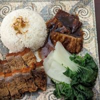 Végé porc et végé canard bbq at Mangala in Montreal