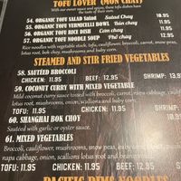 Tofu and veggie options! at PHO 101 Noodle House in Sarasota