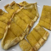 Three cheese pide at Vegan Masa in Istanbul