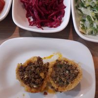 Meat balls at Vegan Masa in Istanbul