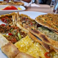Lahmacun and Pide at Vegan Masa in Istanbul