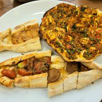 Mixed platter at Vegan Masa in Istanbul