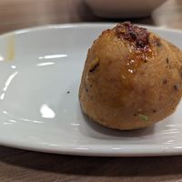 Stuffed ball at Vegan Masa in Istanbul