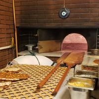 Lahmacun oven at Vegan Masa in Istanbul