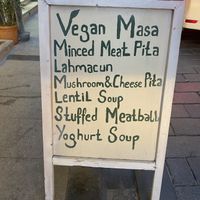 Their selection  at Vegan Masa in Istanbul