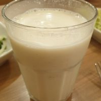 vegan Ayran at Vegan Masa in Istanbul
