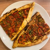 Lahmacun  at Vegan Masa in Istanbul