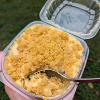 The dessert!!!! Banana custard!! at Imagine Vegan Cafe in Memphis