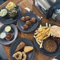 The whole spread!  at Imagine Vegan Cafe in Memphis