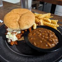 Memphis sandwich platter at Imagine Vegan Cafe in Memphis