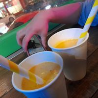 mango lassi yum at Paradisescape in Brunswick