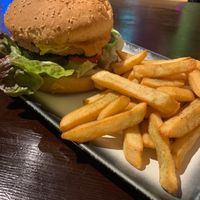 Chicken burger - a bit average  at Paradisescape in Brunswick