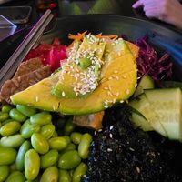 Poke bowl at Paradisescape in Brunswick