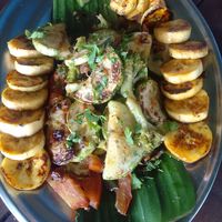 grilled vegetables (vegan) at Banana da Terra in Ilhabela