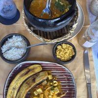 Moqueca de palmito  at Banana da Terra in Ilhabela