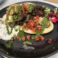 Sabich Tel Aviv with soy Joghurt instead of 🐮 (+1,50!!!!!!!!🙃)  at ST. LOUIS The Breakfast Company in Cologne