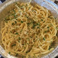 Vegan Alfredo  at Purgatory Pizza in Los Angeles