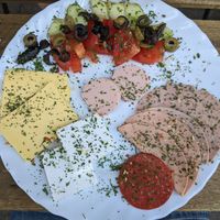 Vegan breakfast plate. Tasty but not very filling. at Vildan Café in Berlin