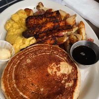 V usual with Just egg   at Millie's Cafe in Los Angeles