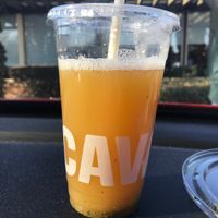 Pineapple mint apple drink  at CAVA in Cary