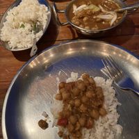 Channa Masala at Om Cafe in Bocas Del Toro