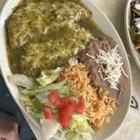 Vegan enchiladas   at Lupe's in New York City
