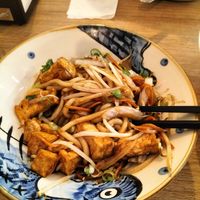 Udon con tofu at Suki Ramen Bar in Barcelona