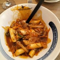 Pasta de arroz picante 🌶️ at Suki Ramen Bar in Barcelona