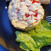 Vegetarian chickpea starter at Abyssinia in Paris