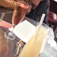 Kir and amazing Ginger drink at Abyssinia in Paris