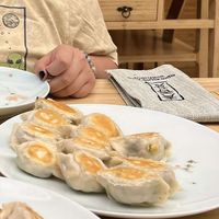 Tofu, cabbage, and mushroom dumplings at Qing Xiang Yuan Dumplings in Chicago