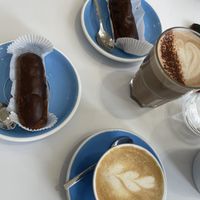 Coffee and Eclairs   at Cloud Cakes -  Notre Dame de Lorette in Paris